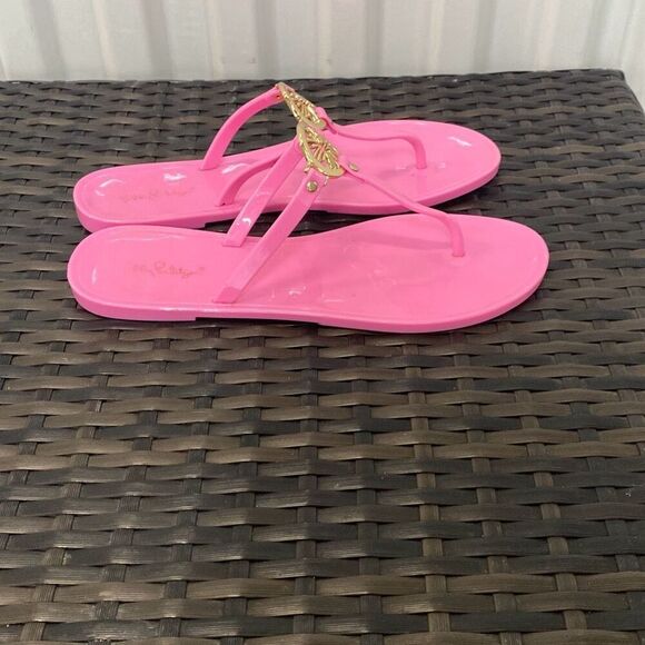Lilly, Pulitzer, Hollie jelly sandals, women’s size 10 ￼ - Picture 2 of 8